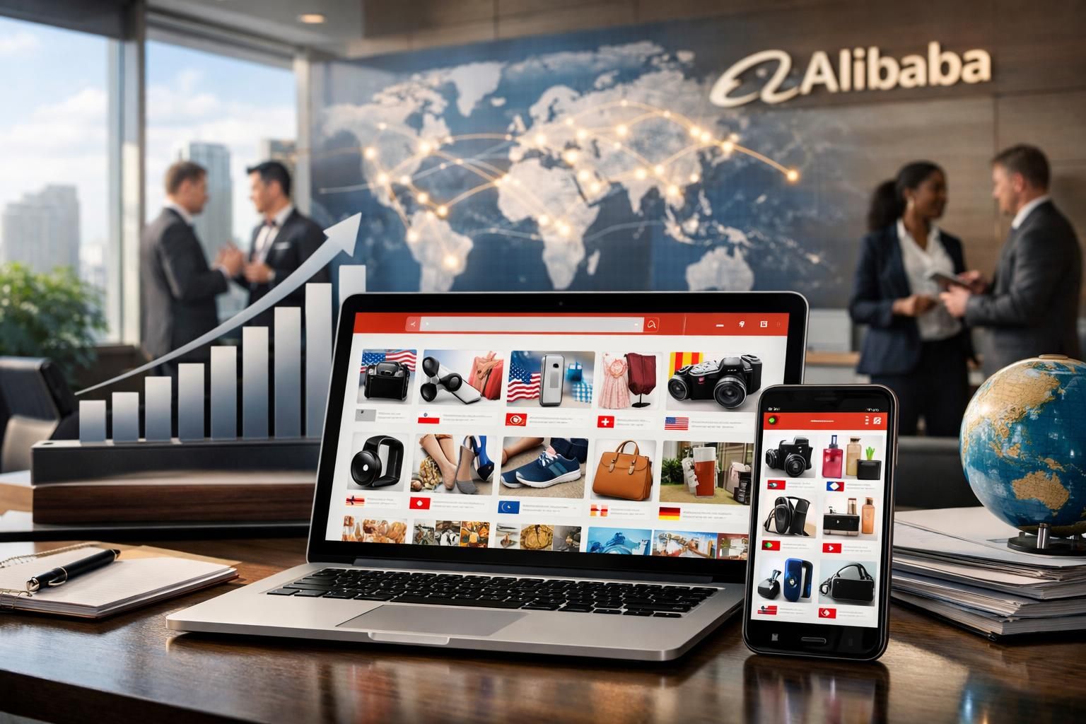 alibaba melaporkan pertumbuhan penjualan internasional yang kuat, didukung oleh platform aliexpress yang semakin populer di pasar global.