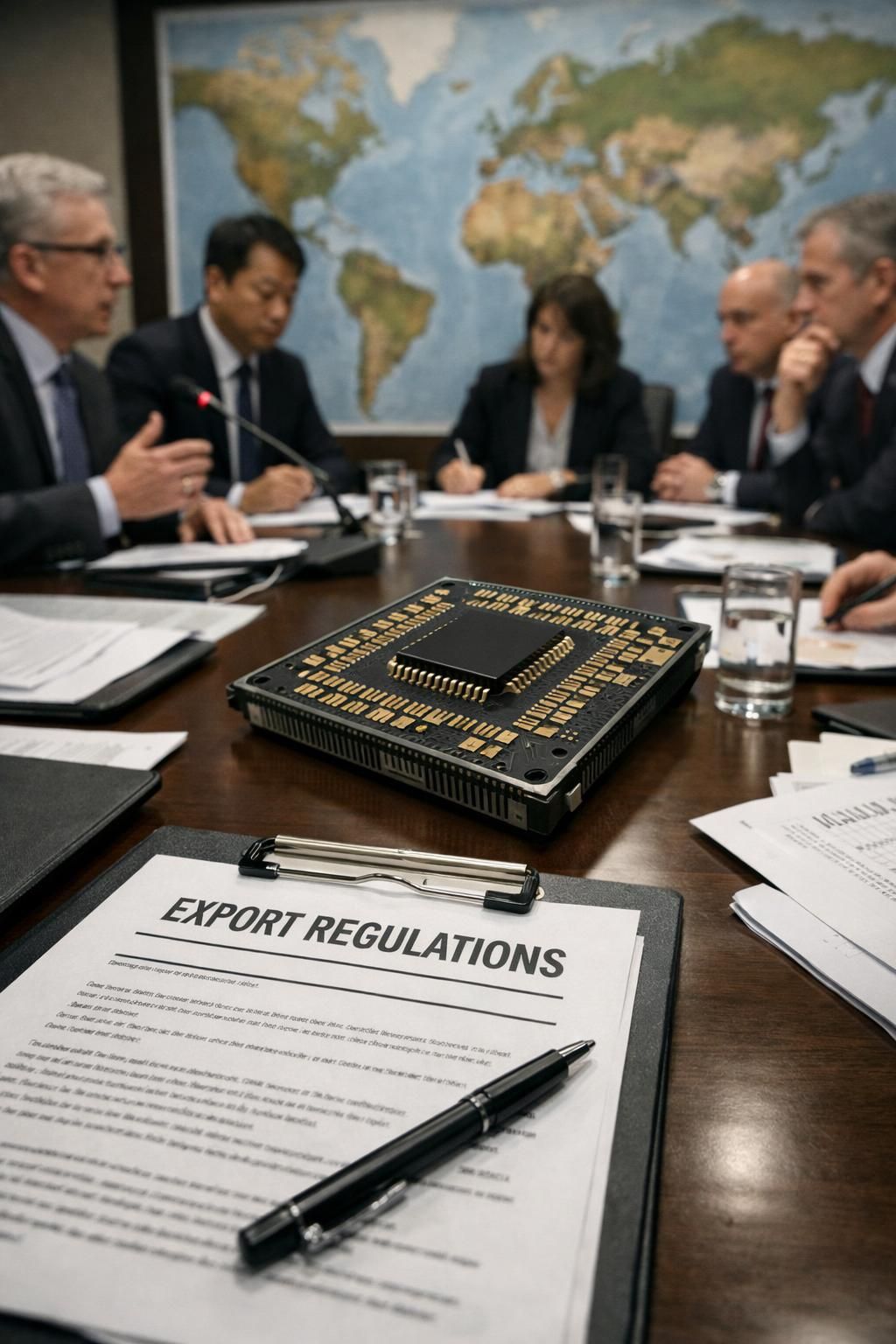 amerika serikat memperketat pembatasan ekspor teknologi ke perusahaan china untuk mengontrol transfer teknologi dan memperkuat keamanan nasional.