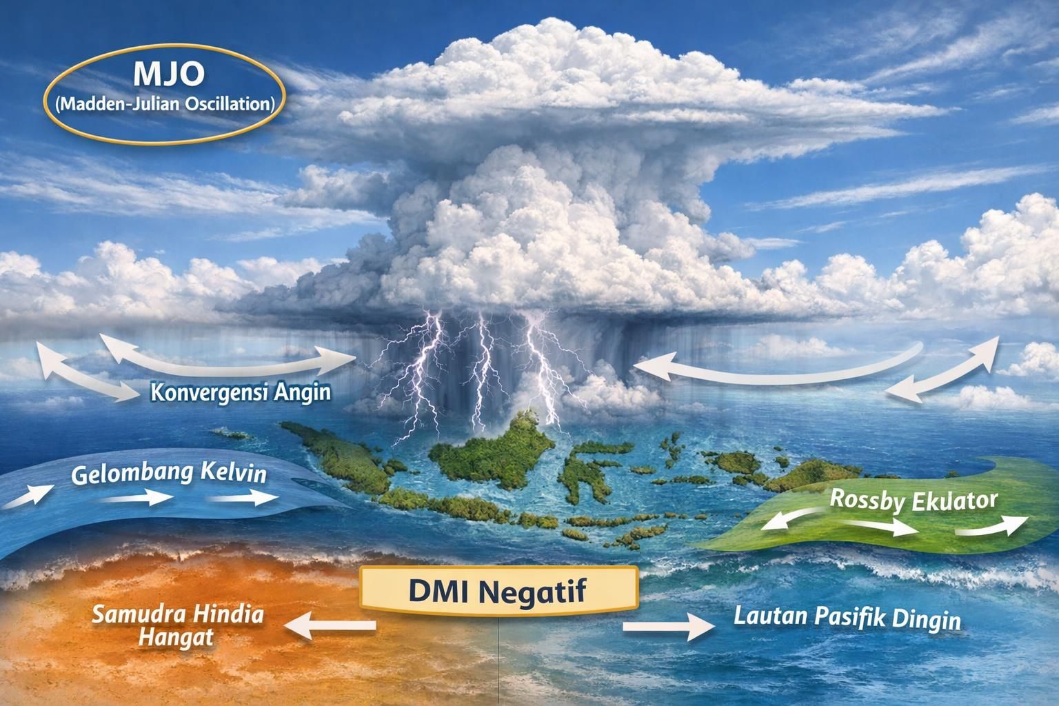 bmkg memperingatkan potensi cuaca ekstrem yang mungkin terjadi di beberapa wilayah indonesia, mengajak masyarakat untuk tetap waspada dan siap menghadapi perubahan cuaca.