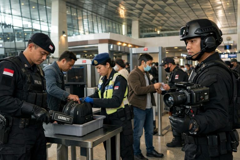 bandara soekarno-hatta memperketat pengamanan untuk mengantisipasi lonjakan perjalanan nasional di tangerang, memastikan keselamatan dan kenyamanan penumpang selama masa sibuk.
