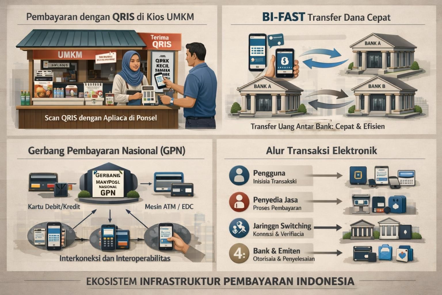 bank indonesia memperkuat regulasi pembayaran digital guna meningkatkan keamanan transaksi elektronik, memastikan perlindungan konsumen dan mendorong pertumbuhan ekonomi digital yang aman dan terpercaya.