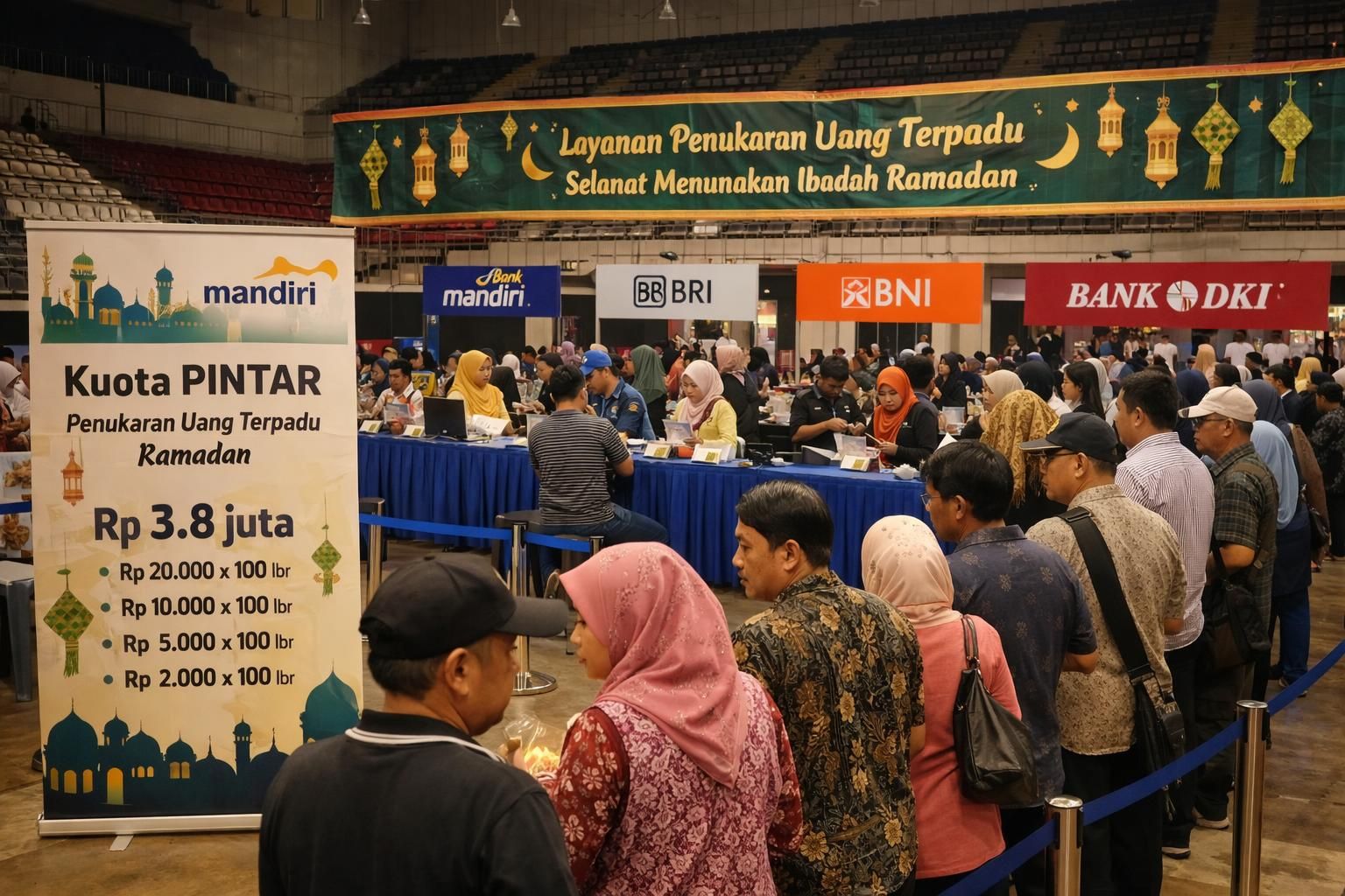 bank indonesia menyiapkan rp185,6 triliun uang tunai untuk memenuhi kebutuhan ekonomi selama ramadan 2026, memastikan kelancaran transaksi dan stabilitas keuangan selama bulan suci.