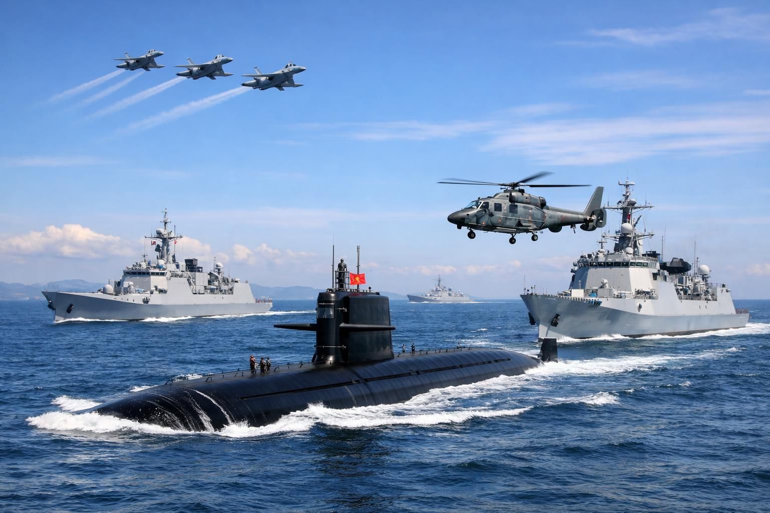 china mengadakan latihan militer di sekitar selat taiwan, menurut kementerian pertahanan, untuk meningkatkan kesiapan dan strategi pertahanan negara.