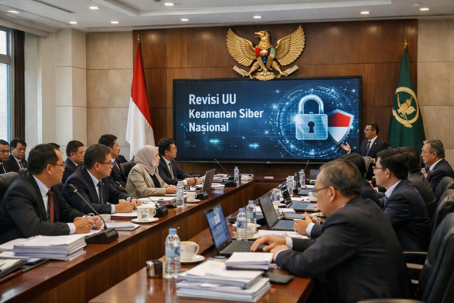 dpr ri memulai diskusi penting tentang revisi undang-undang keamanan siber nasional di jakarta untuk memperkuat perlindungan digital negara.