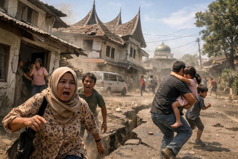 gempa bumi berkekuatan magnitudo 4,8 mengguncang pariaman, sumatera barat pada 16 februari 2026, menyebabkan getaran yang dirasakan di wilayah sekitarnya.