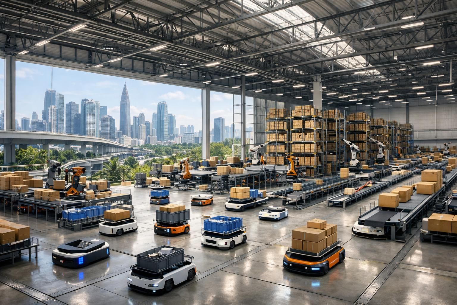 lazada mengumumkan investasi baru dalam pusat distribusi otomatis di asia tenggara untuk meningkatkan efisiensi dan mempercepat pengiriman barang kepada pelanggan.