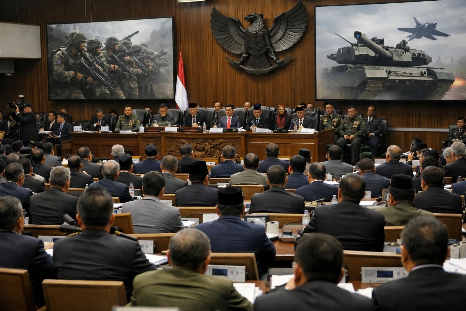 pemerintah indonesia mengumumkan peningkatan anggaran pertahanan dalam rapbn 2027 di jakarta untuk memperkuat keamanan dan stabilitas nasional.