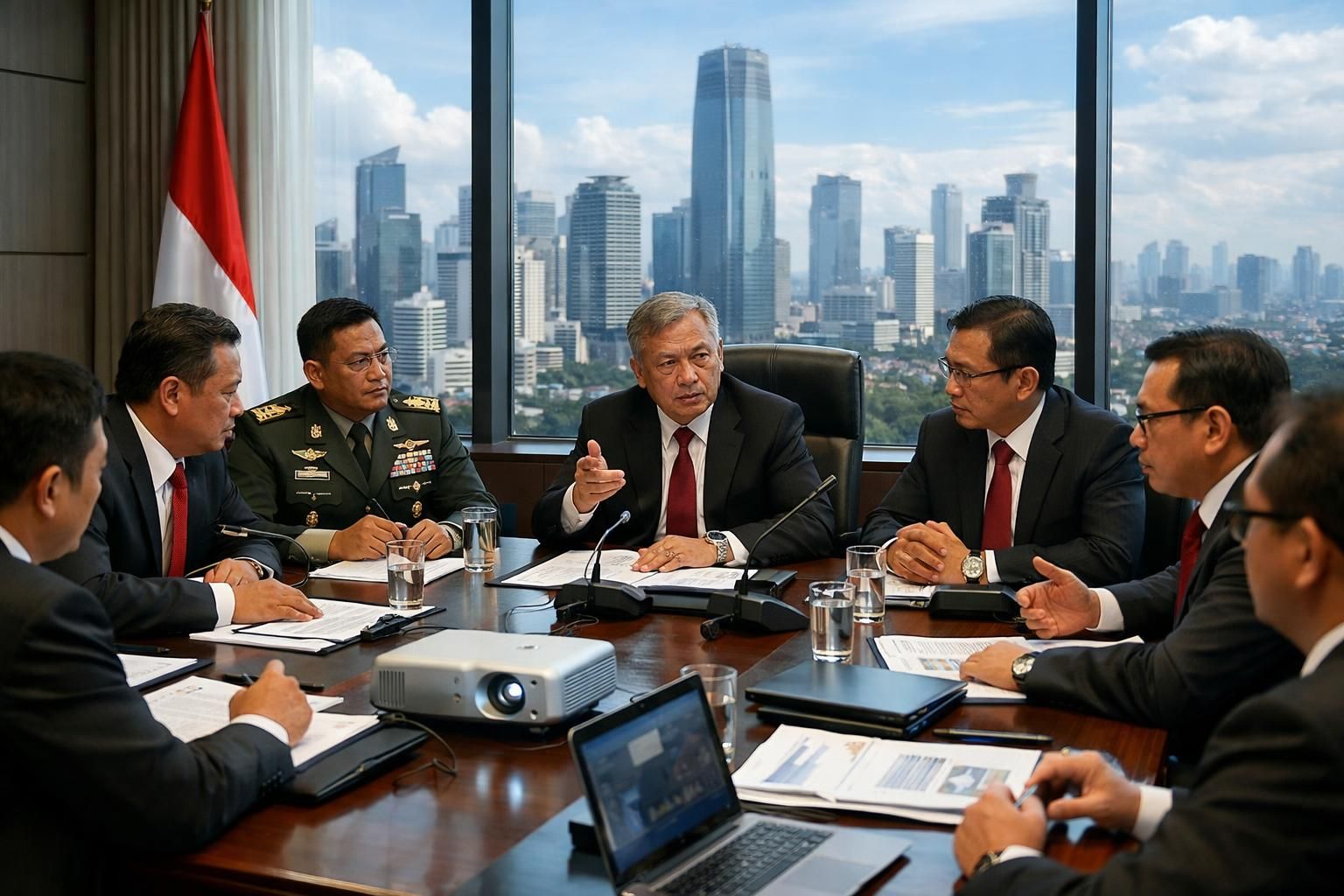 pemerintah indonesia mengumumkan peningkatan anggaran pertahanan dalam rapbn 2027 di jakarta untuk memperkuat keamanan nasional dan mendukung pembangunan pertahanan yang berkelanjutan.