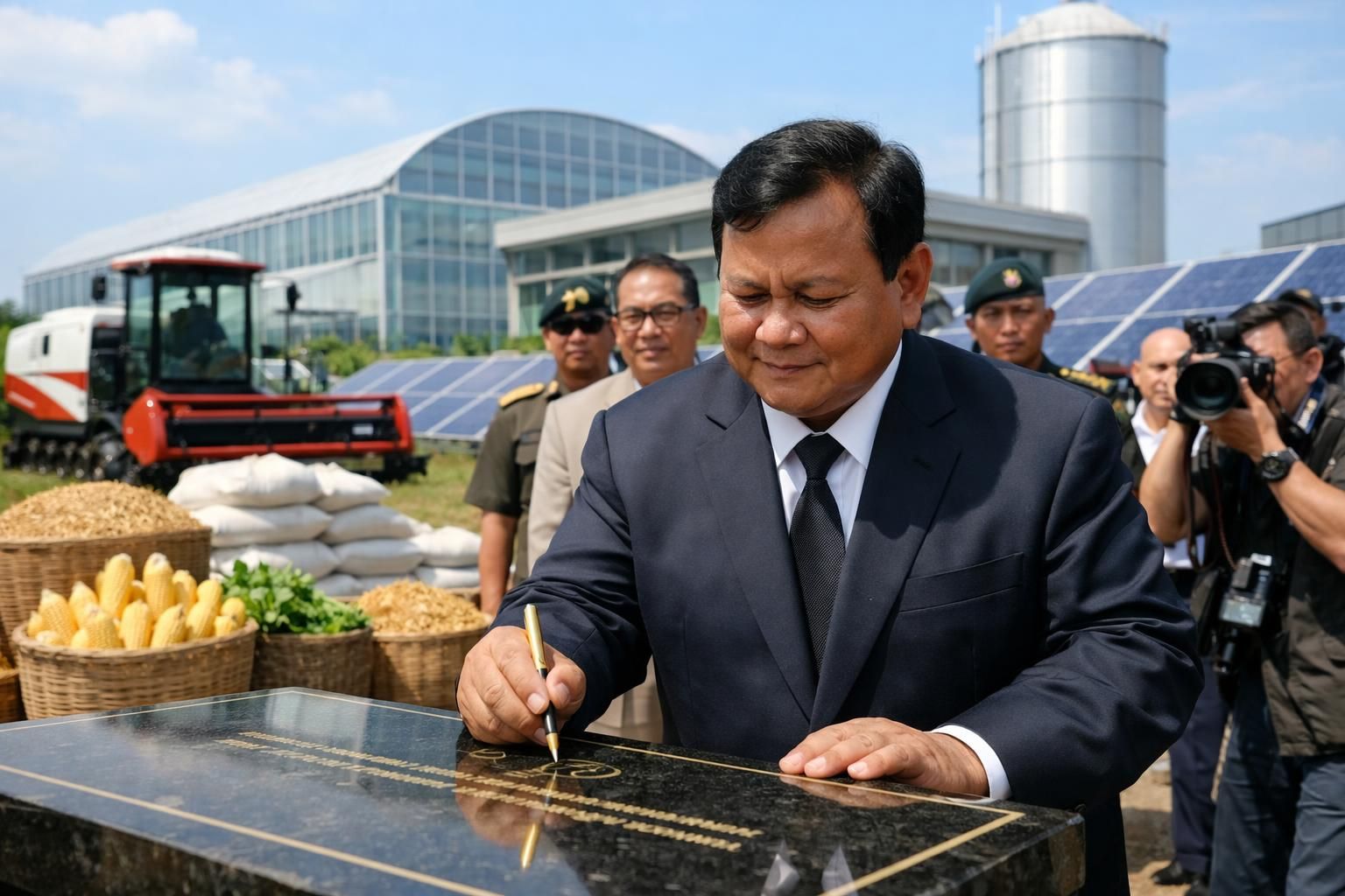 prabowo meresmikan fasilitas ketahanan pangan nasional di jakarta, memperkuat kemampuan indonesia dalam menjamin ketersediaan pangan bagi seluruh rakyat.