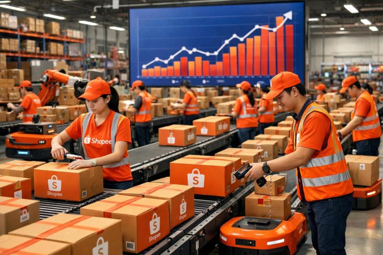 shopee mencatat lonjakan transaksi yang signifikan selama kampanye promosi februari 2026, menawarkan berbagai diskon menarik dan penawaran eksklusif bagi para pembeli.
