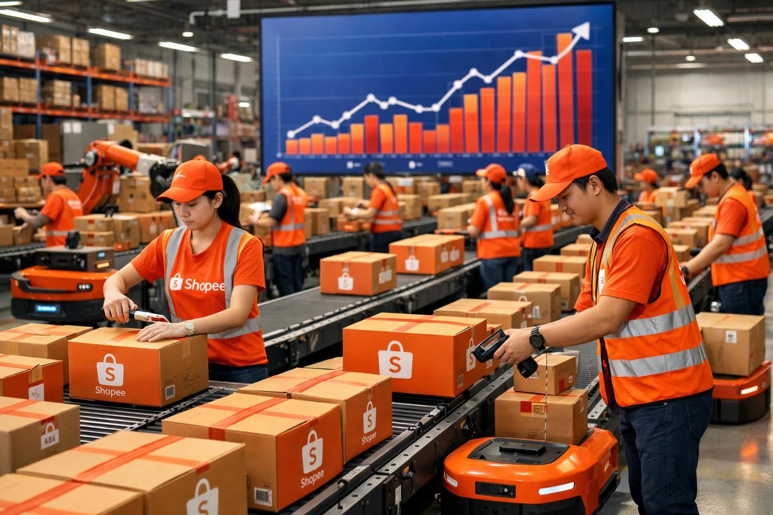 shopee mencatat lonjakan transaksi yang signifikan selama kampanye promosi februari 2026, menawarkan berbagai diskon menarik dan penawaran eksklusif bagi para pembeli.