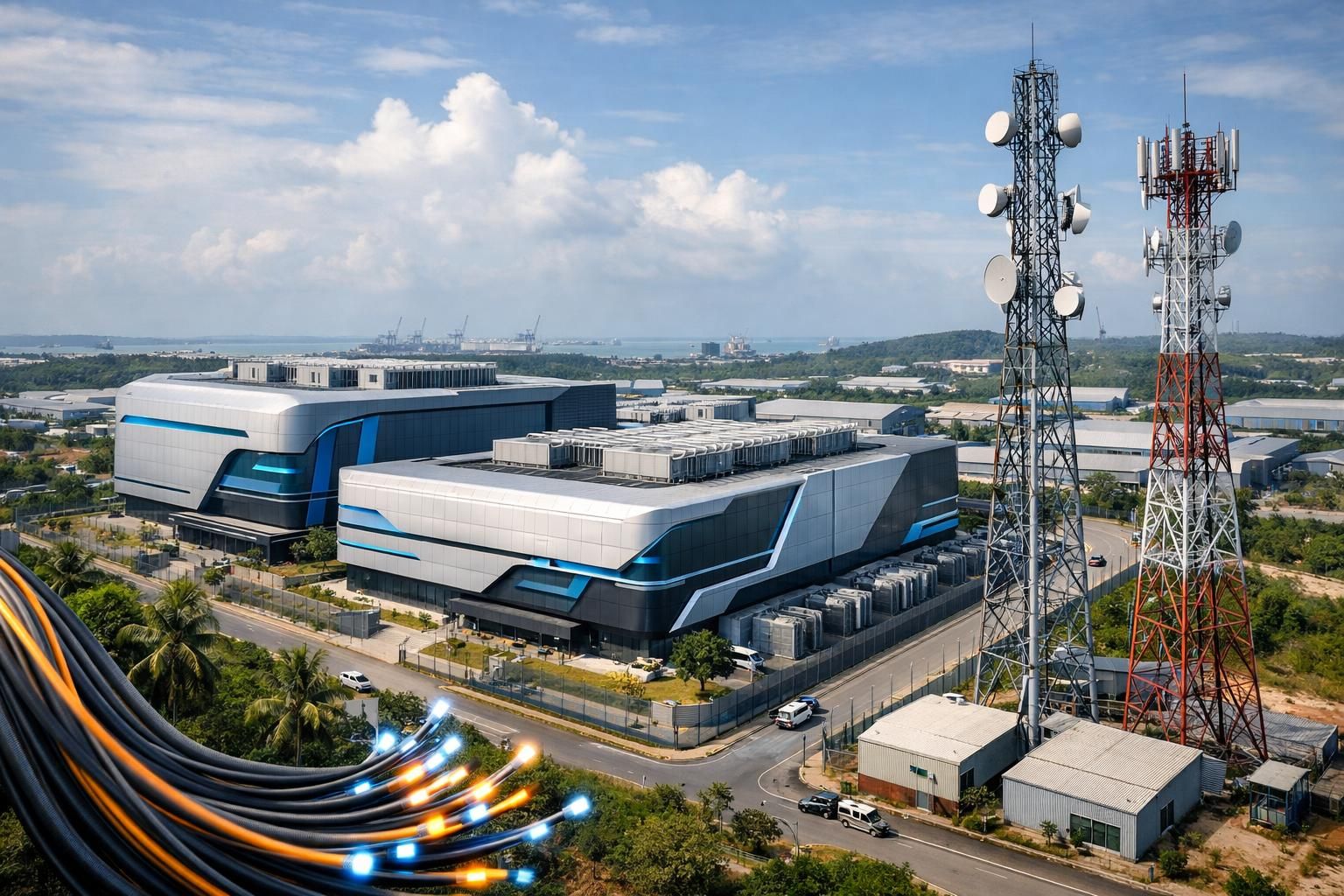 telkom indonesia memperluas jaringan pusat data hyperscale guna mendukung pertumbuhan teknologi cloud nasional, memperkuat infrastruktur digital indonesia.