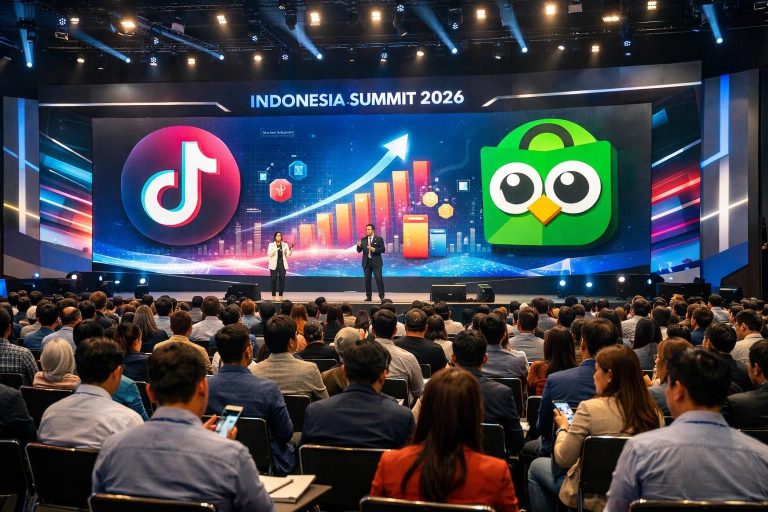 tiktok shop dan tokopedia menyatukan penjual dan kreator dalam indonesia summit 2026 untuk mengeksplorasi peluang bisnis dan inovasi digital.