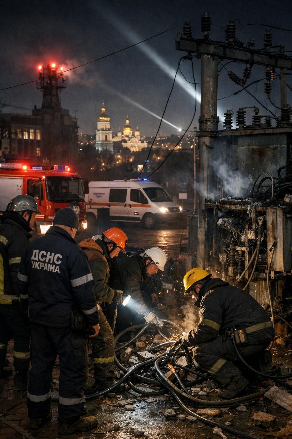 ukraina melaporkan serangan drone rusia yang menargetkan fasilitas energi di wilayah kyiv, meningkatkan ketegangan di kawasan tersebut.