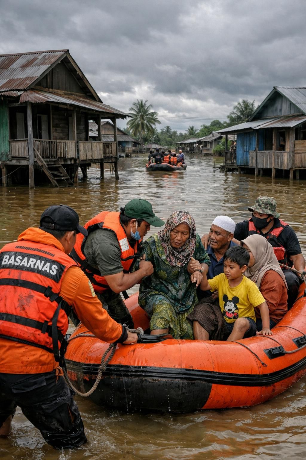 badan nasional penanggulangan bencana memperingatkan potensi banjir di kalimantan selatan, mengimbau warga untuk waspada dan siap menghadapi situasi darurat.