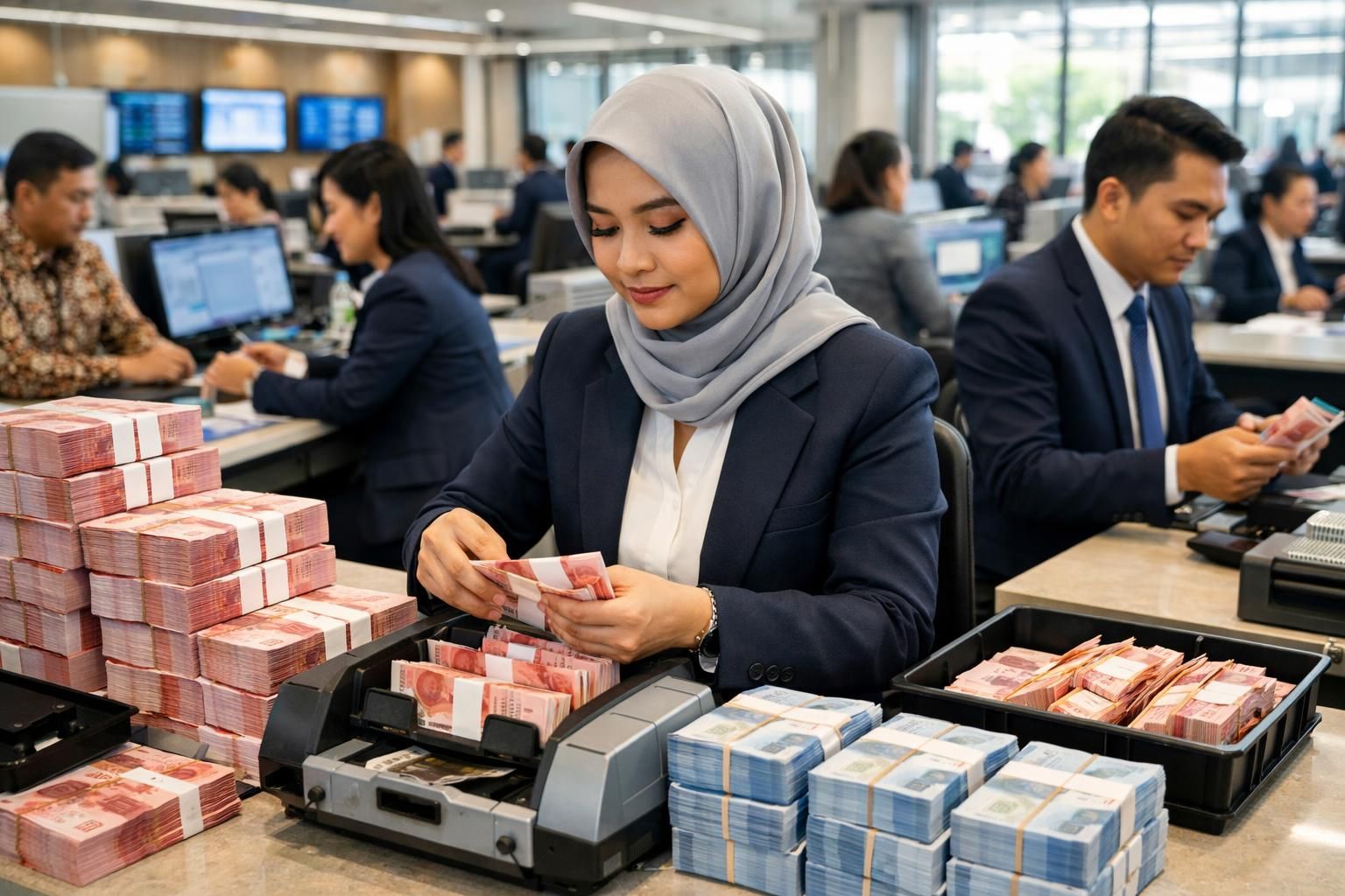 bank indonesia dan perbankan bekerja sama memperkuat layanan distribusi uang tunai nasional untuk memastikan ketersediaan uang yang aman dan handal di seluruh indonesia.