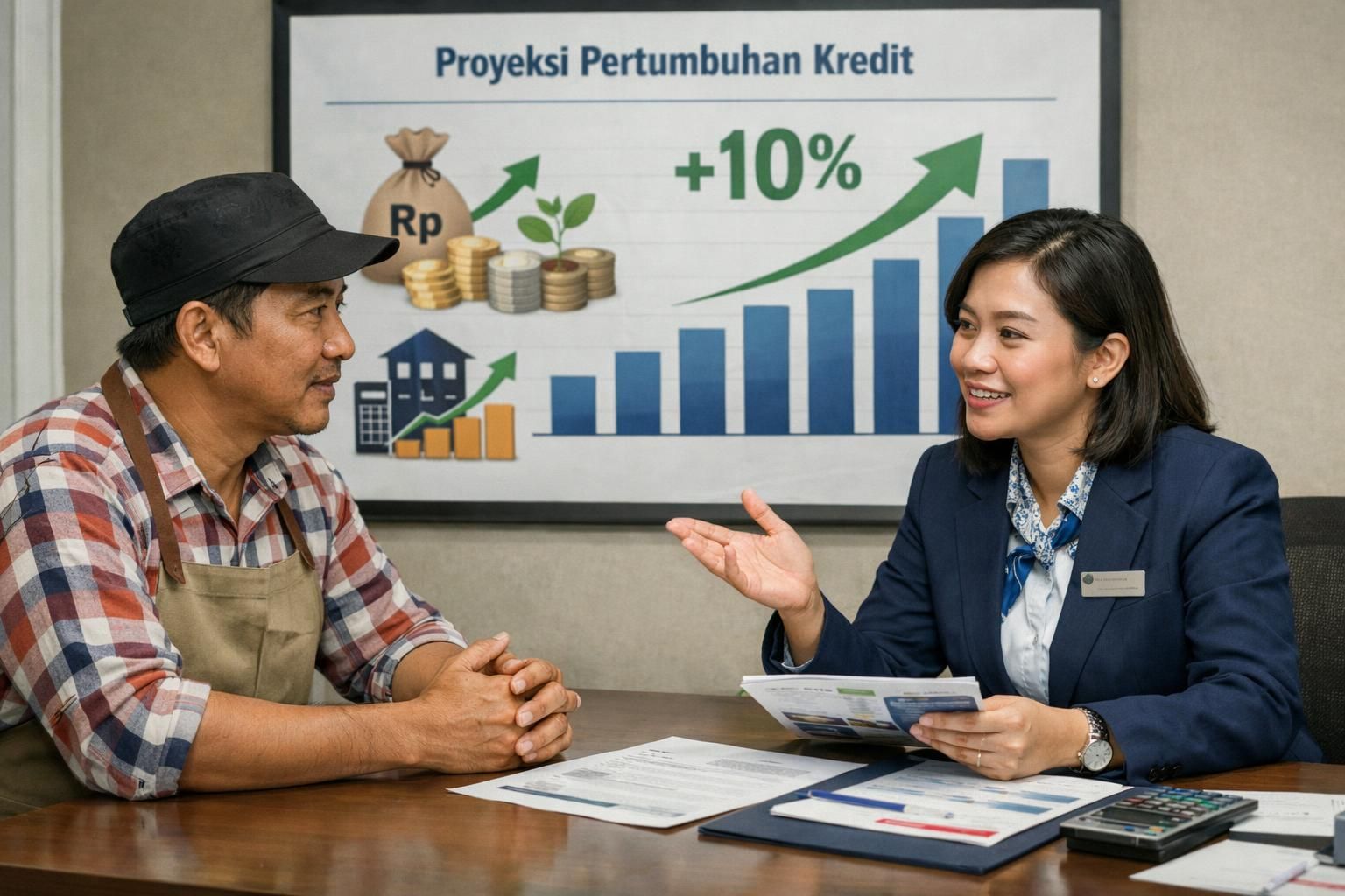 bank permata memperkirakan pertumbuhan kredit indonesia mencapai 10 persen pada tahun 2026, menunjukkan optimisme terhadap perkembangan ekonomi nasional.
