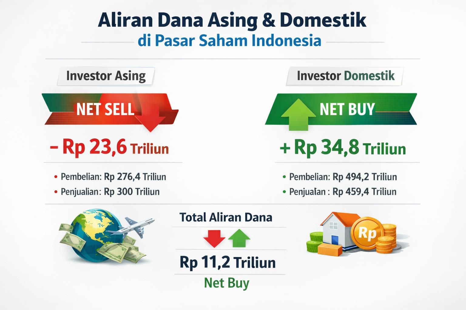 indeks saham indonesia mengalami kenaikan signifikan dengan kapitalisasi pasar mencapai rp14.889 triliun, mencerminkan pertumbuhan ekonomi dan kepercayaan investor yang kuat.