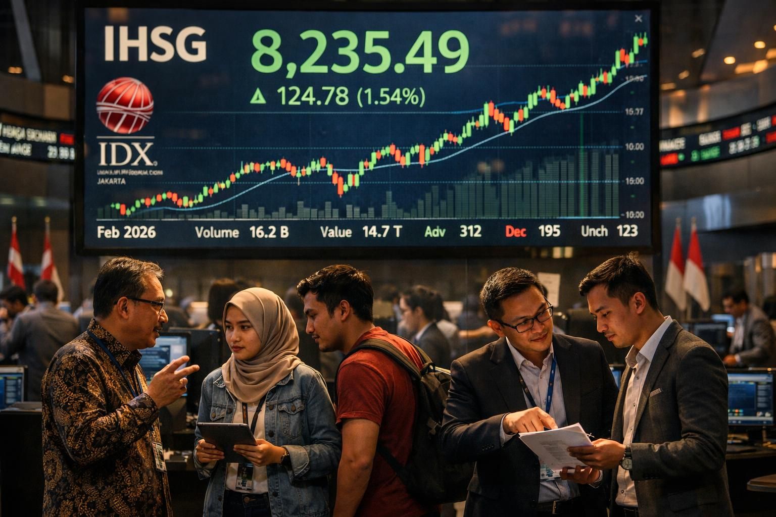 investor asing menunjukkan peningkatan aktivitas di pasar saham indonesia selama februari 2026, mencerminkan optimisme dan peluang investasi yang berkembang di pasar modal indonesia.