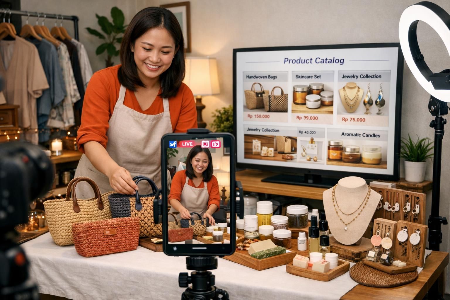 meta memperluas fitur belanja langsung di facebook dan instagram di asia, memungkinkan pengguna berbelanja lebih mudah dan cepat melalui platform sosial favorit mereka.