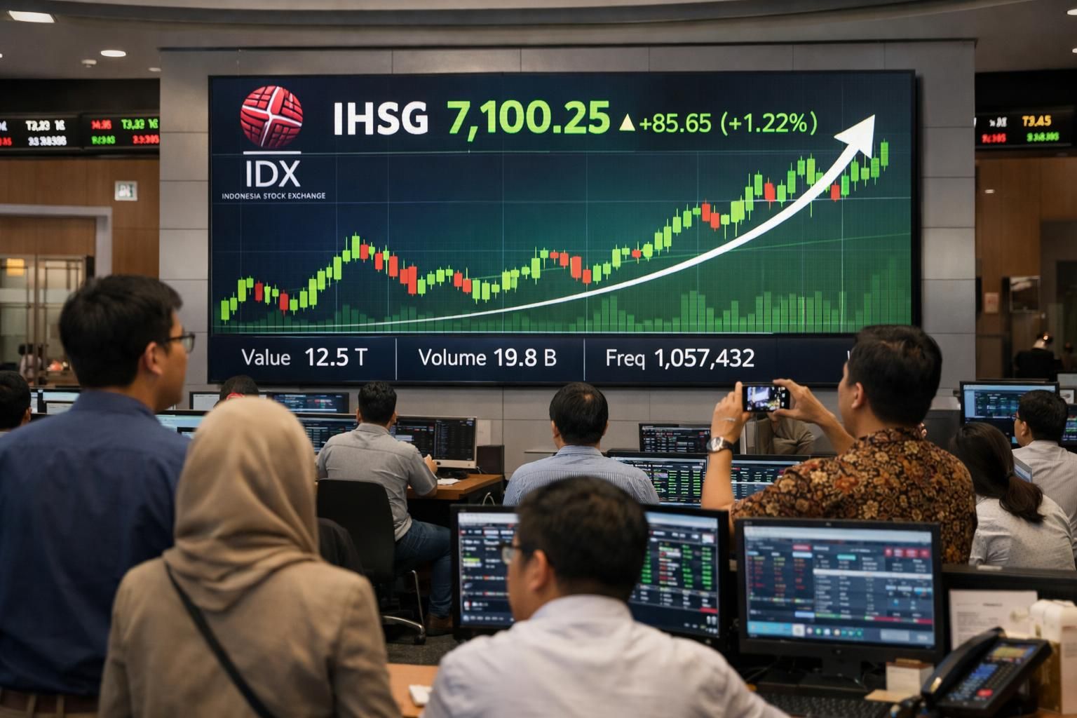 otoritas pasar indonesia melaporkan peningkatan signifikan dalam volume perdagangan saham domestik, mencerminkan pertumbuhan dan kepercayaan investor di pasar keuangan lokal.