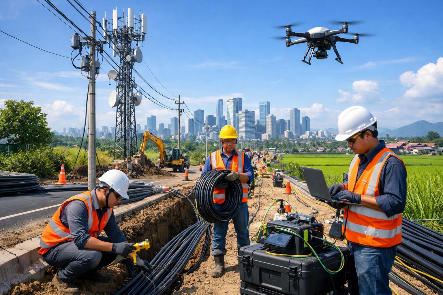 pt telkom indonesia memperluas investasi infrastruktur digital nasional untuk mendukung transformasi digital dan memperkuat konektivitas di seluruh indonesia.