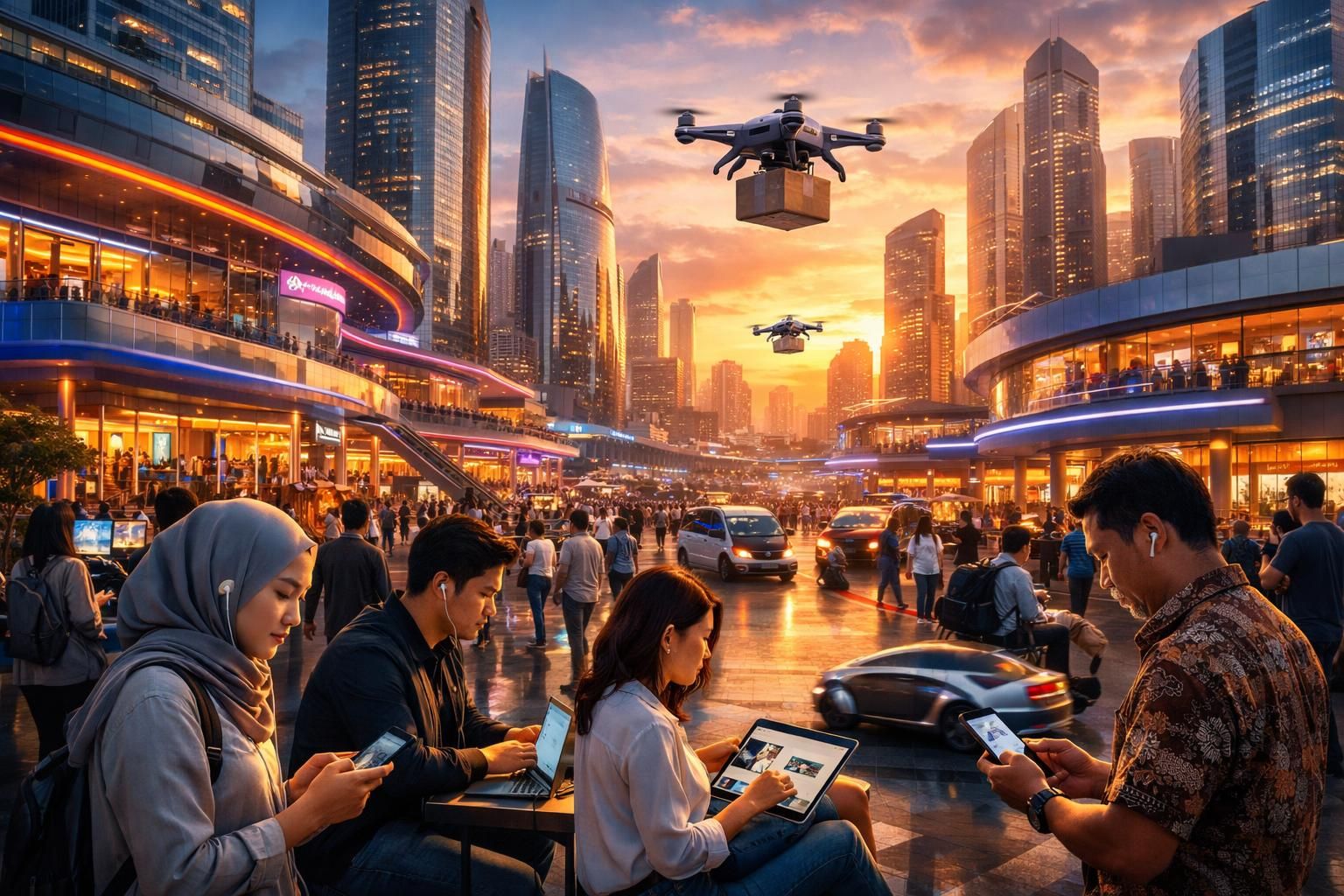 pasar e-commerce indonesia diperkirakan akan mencapai nilai usd 104 miliar pada tahun 2026, menunjukkan pertumbuhan pesat dan peluang bisnis yang besar di sektor digital.