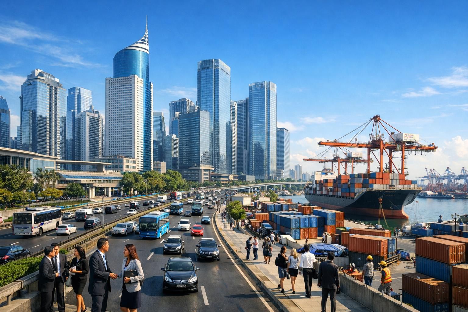 pemerintah indonesia berkomitmen mencapai pertumbuhan ekonomi sebesar 5,6 persen pada awal tahun 2026 untuk meningkatkan kesejahteraan masyarakat dan stabilitas nasional.