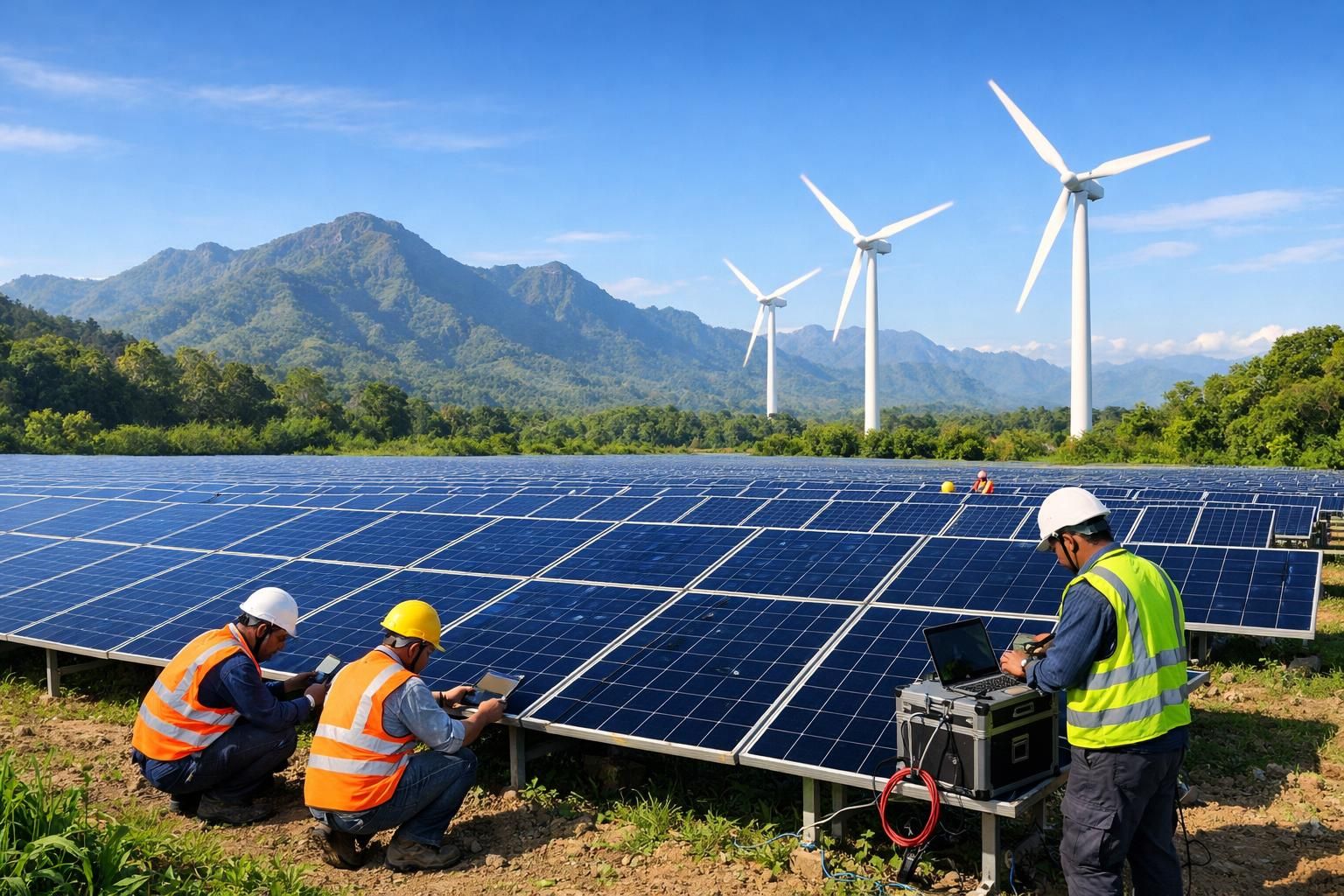 pemerintah meluncurkan proyek energi terbarukan inovatif di sulawesi selatan untuk mendukung pembangunan berkelanjutan dan mengurangi ketergantungan pada bahan bakar fosil.