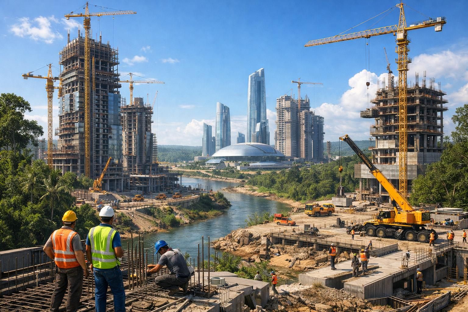 pemerintah provinsi kalimantan timur melaporkan kemajuan signifikan dalam pembangunan ibu kota nusantara, menandai langkah maju untuk masa depan kota baru.