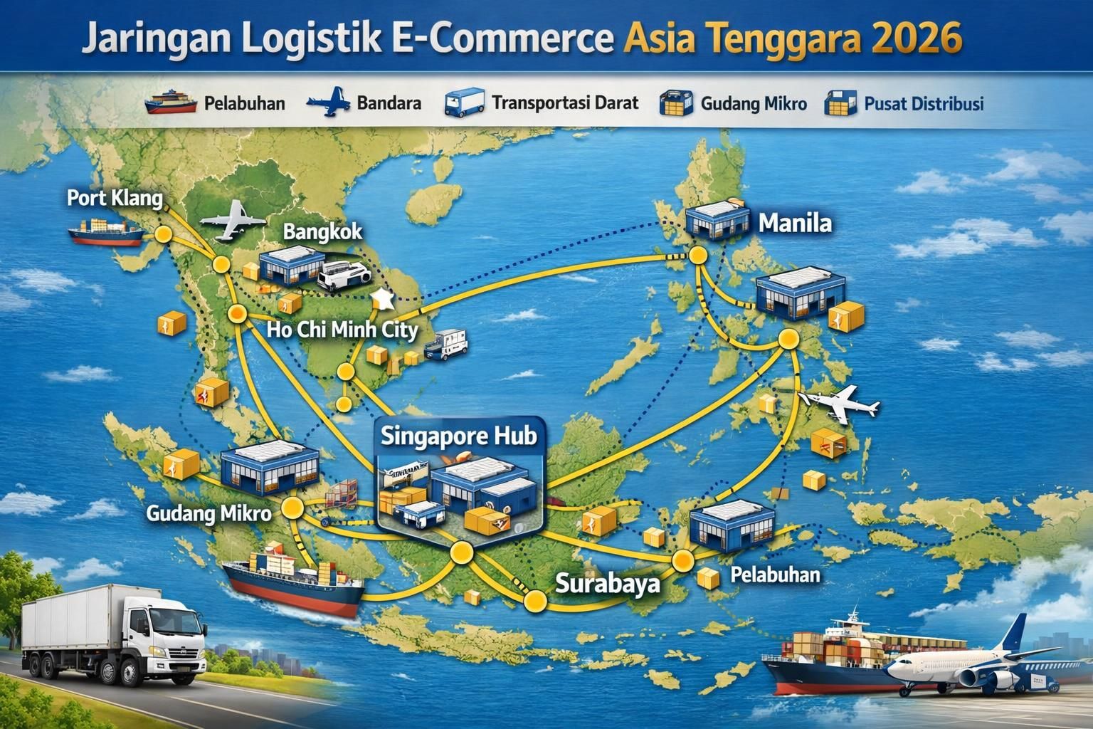 platform e-commerce asia tenggara akan meningkatkan fokus pada logistik cepat pada awal 2026 untuk memenuhi kebutuhan pelanggan dengan pengiriman yang lebih efisien dan tepat waktu.