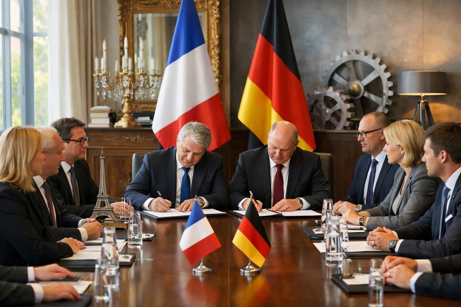 prancis dan jerman memperkuat kemitraan industri mereka melalui pertemuan bilateral terbaru, yang menandai langkah penting dalam kolaborasi ekonomi kedua negara.