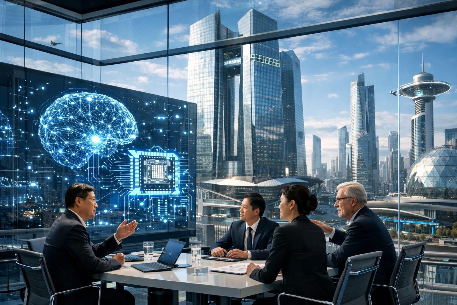 samsung mengumumkan strategi baru untuk memperluas bisnis ai dan semikonduktor global, fokus pada inovasi teknologi dan peningkatan kapasitas produksi untuk memperkuat posisi di pasar internasional.