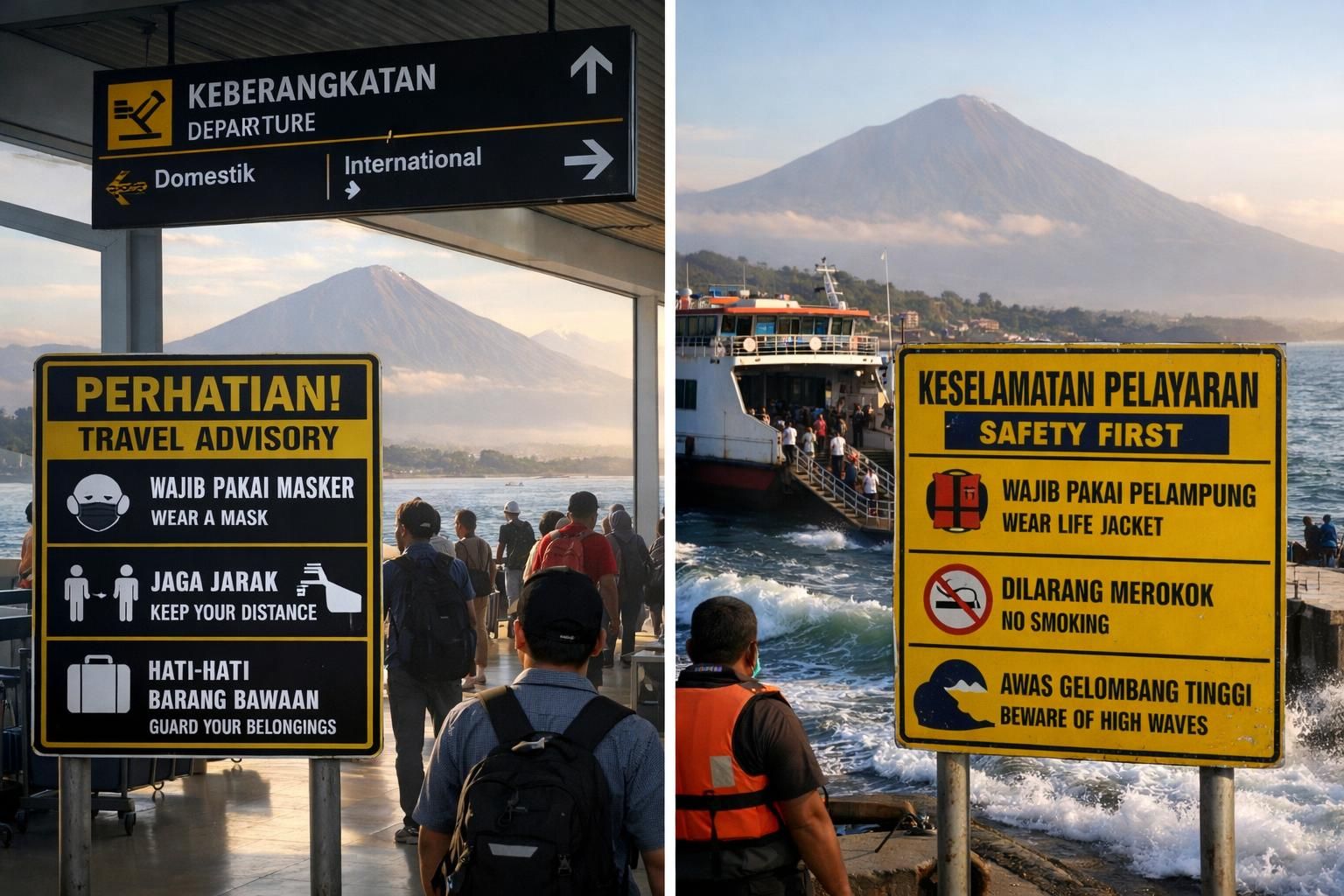 persiapkan perjalanan anda ke bali, jakarta, atau lombok dengan membaca peringatan penting ini untuk memastikan pengalaman yang aman dan menyenangkan.
